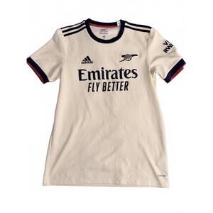 Adidas Arsenal Emirates Fly Better Soccer Jersey - Size M - Cream & Navy